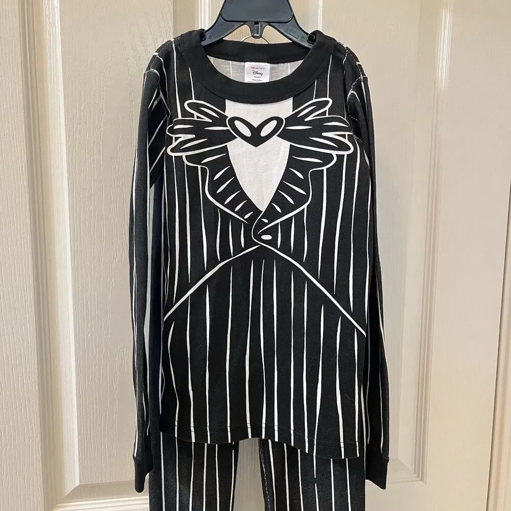 Hanna Andersson Disney The Nightmare Before Christmas Pajama Set Size 130 US 8